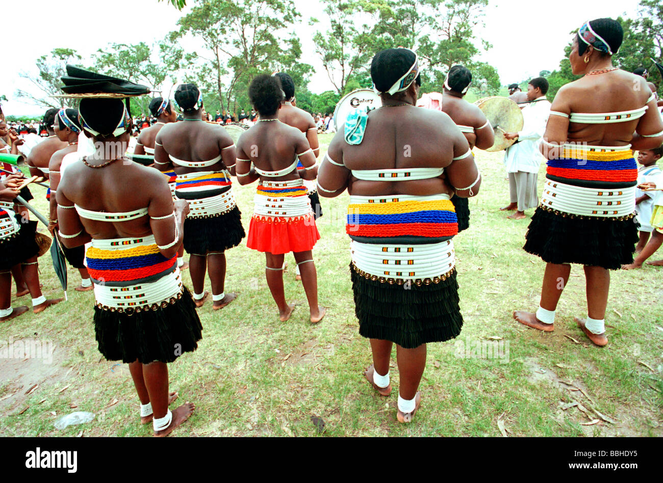 Gingindlovu KwaZulu Natal Sud Africa 12 2003 shembe celebrazione festival shembe religione cultura tradizioni zulu Foto Stock