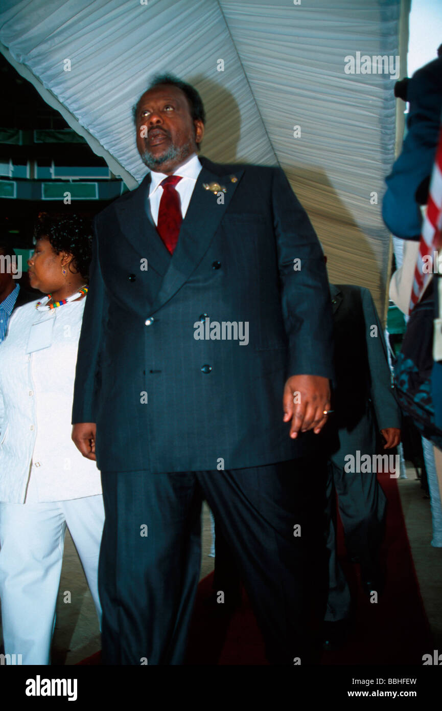 Il lancio dell'Unione africana a Absa Stadium di Durban in Sud Africa il 9 luglio 2002 l'evento ha riunito il maggior numero Foto Stock