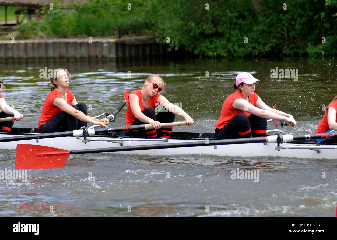 Oxford University Estate ottavi di canottaggio Foto Stock