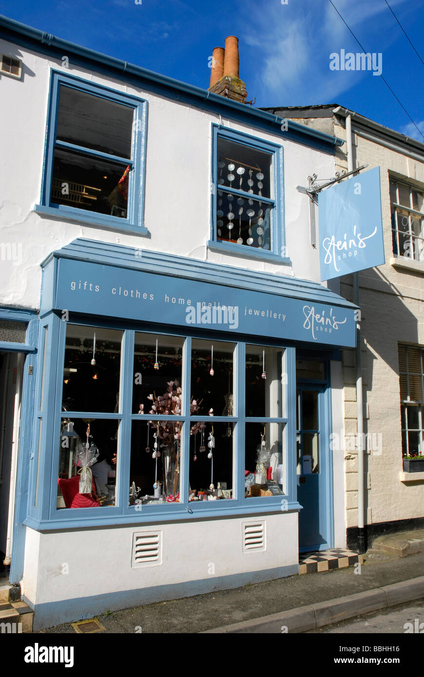 Stein del negozio, Padstow, Cornwall, Gran Bretagna, Regno Unito Foto Stock