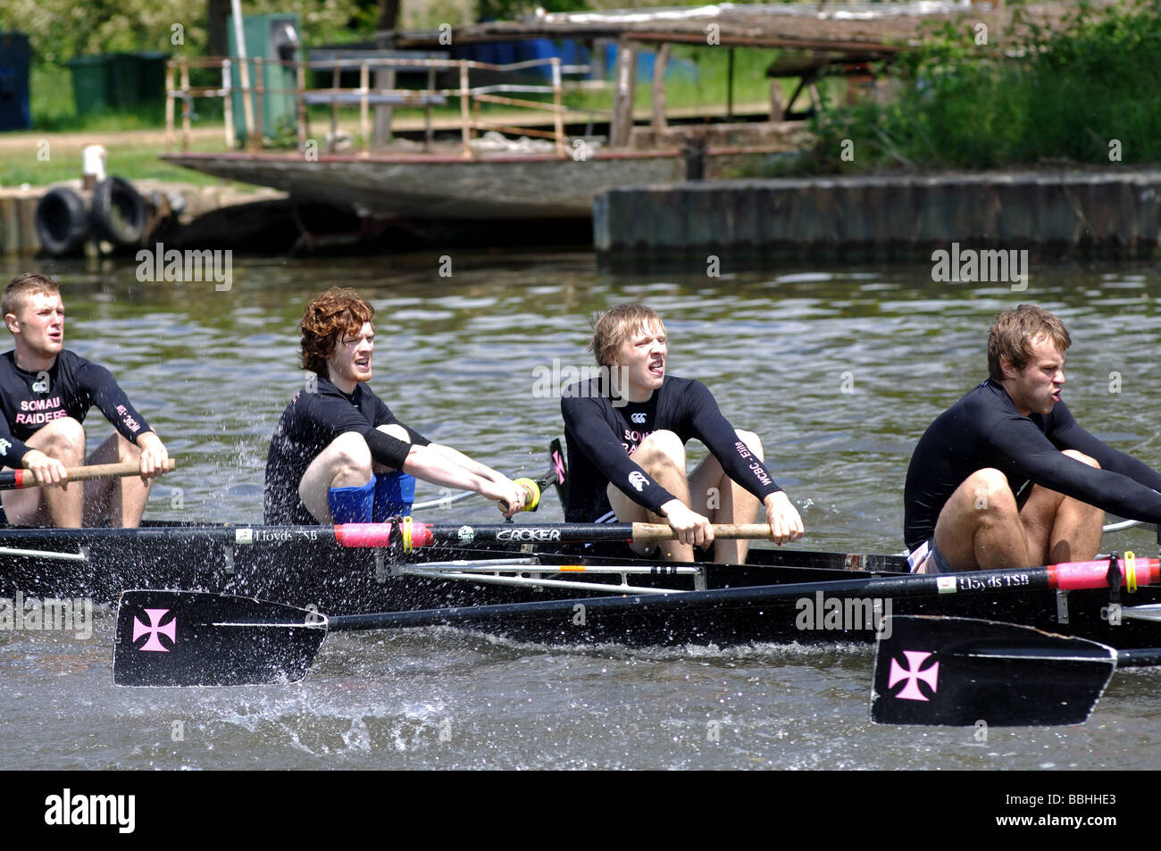 Oxford University Estate ottavi di canottaggio Foto Stock