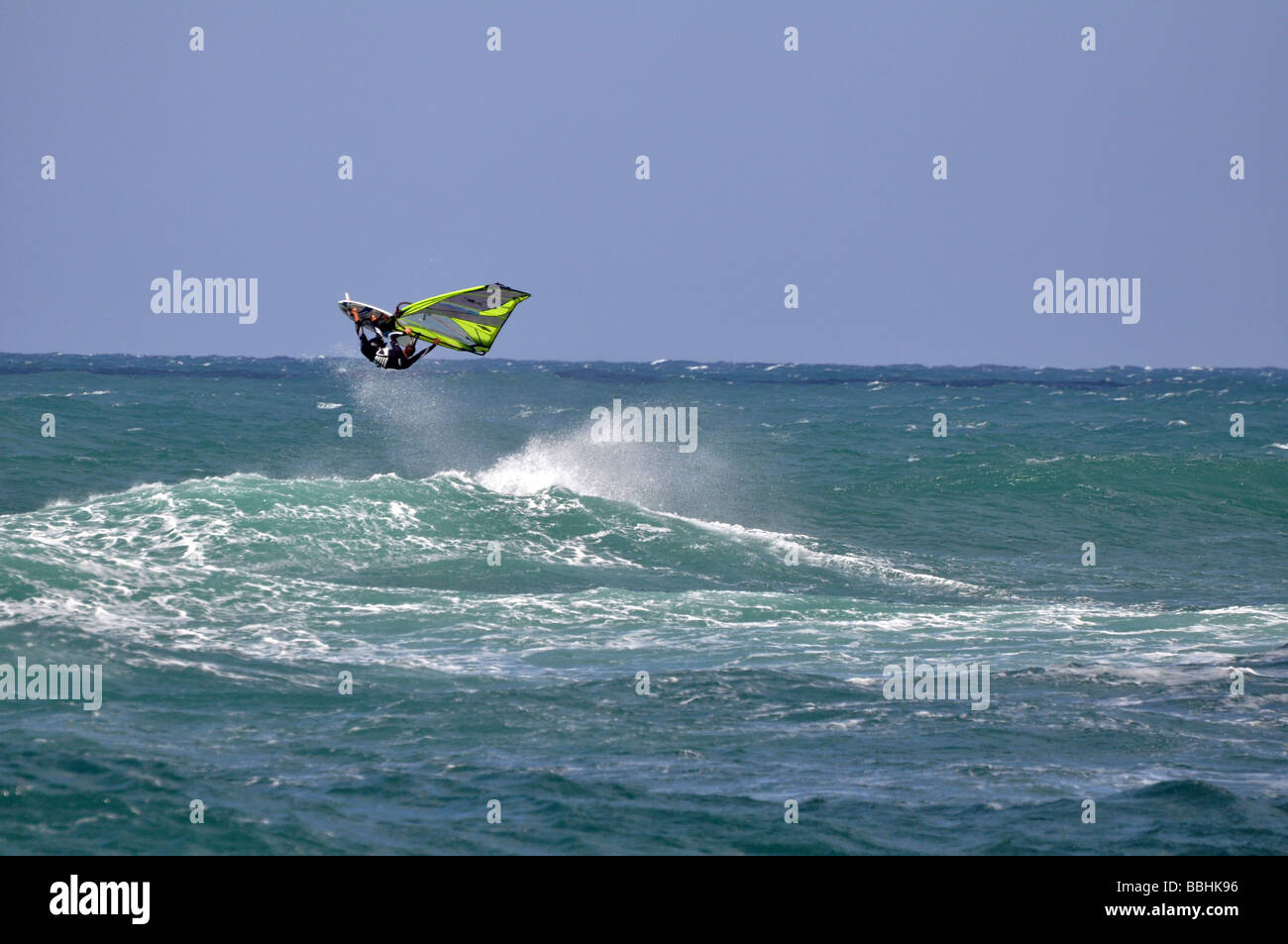 Israele Tel Aviv wind surf Foto Stock