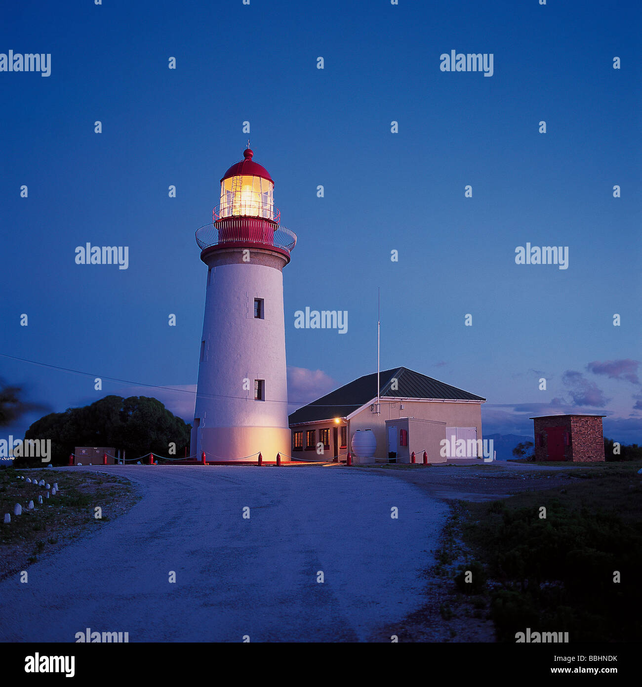 Robben Island Lighthouse Foto Stock