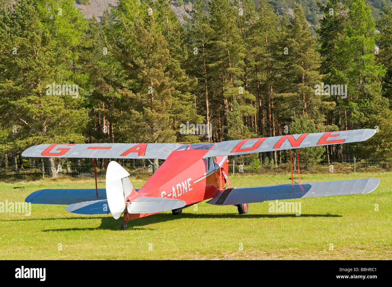 Un 1935 de Havilland DH.87 Hornet Moth singolo biplano motore Foto Stock