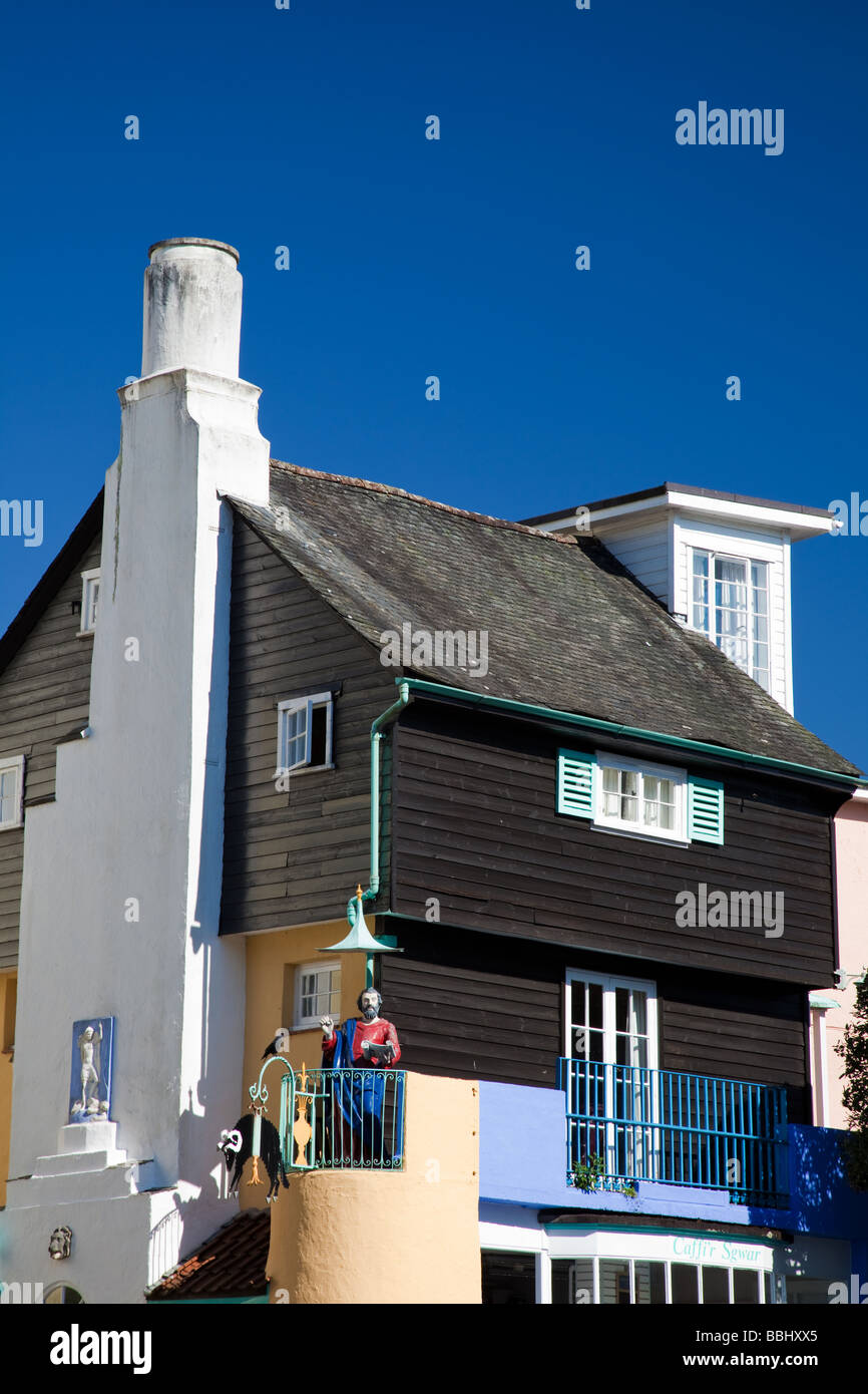 Portmeirion Village il Galles del Nord Foto Stock