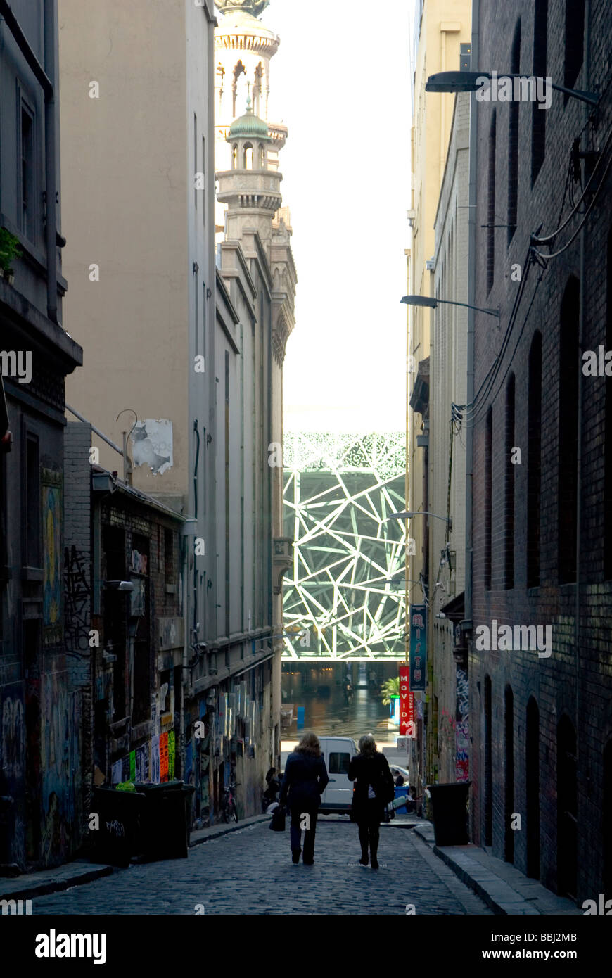 Hosier Lane, Melbourne, Australia Foto Stock