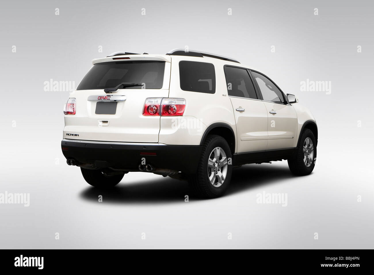 2009 GMC Acadia SLT-2 in - angolo posteriore vista Foto Stock