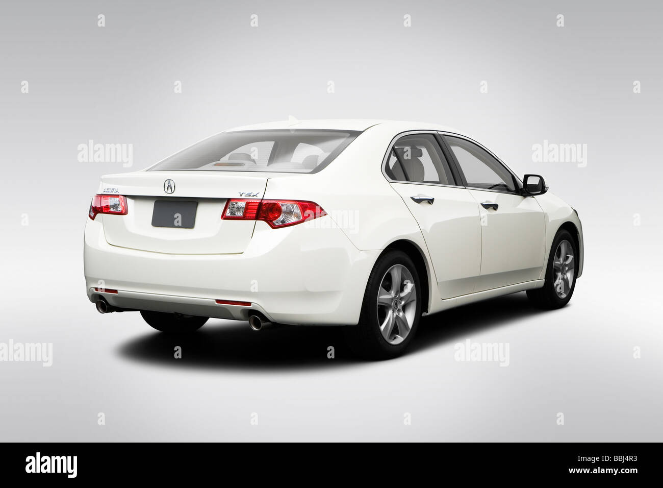 2009 Acura TSX IN BASE - angolo posteriore vista Foto Stock