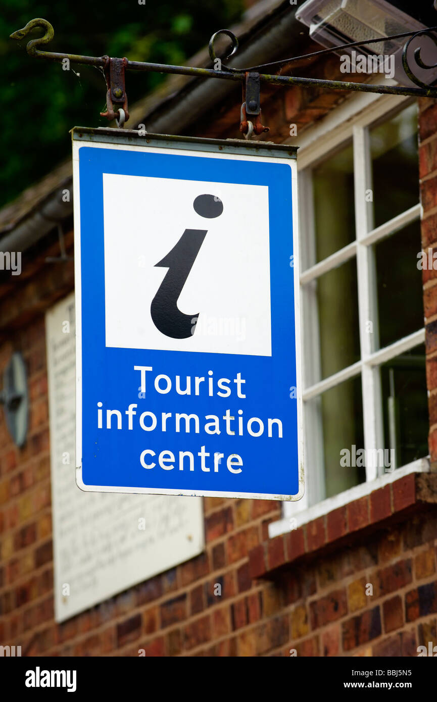 Informazioni turistiche segno Foto Stock