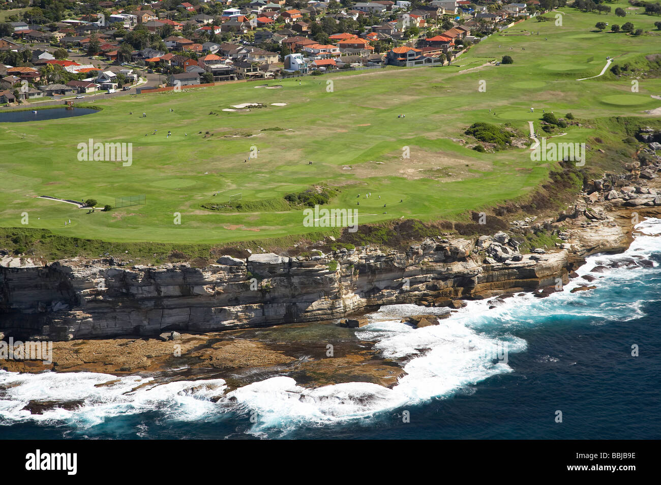 Randwick Campo da Golf Sydney New South Wales AUSTRALIA antenna Foto Stock