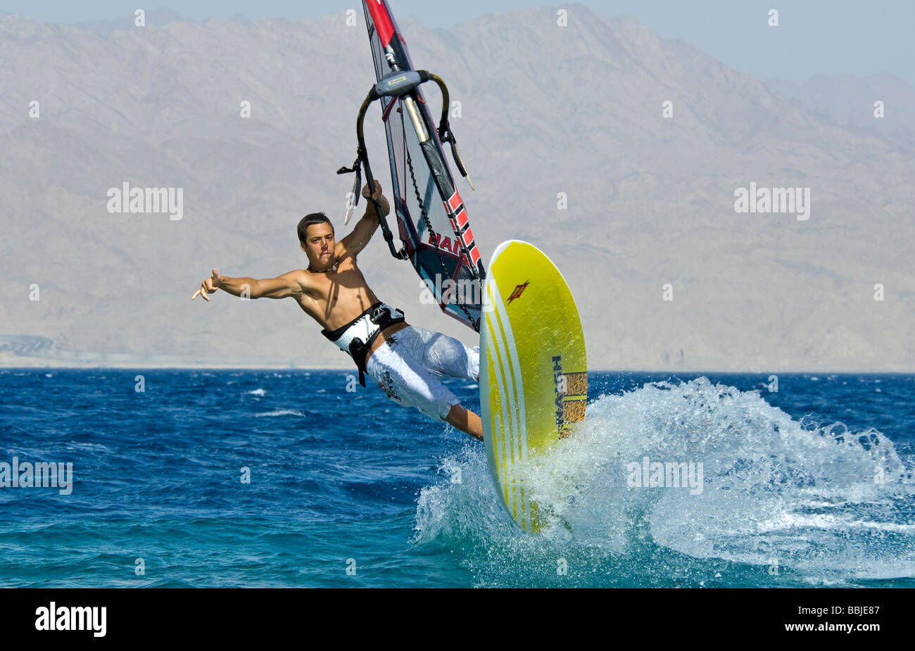 Radical Free Style Windsurf a Eilat 011 Foto Stock