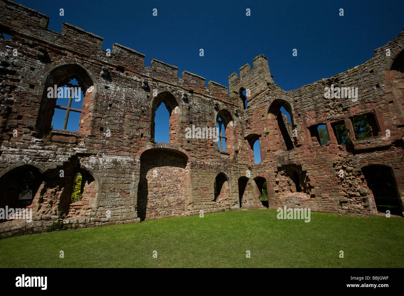 Acton Burnell Castello Shropshire West Midlands England Regno Unito Foto Stock