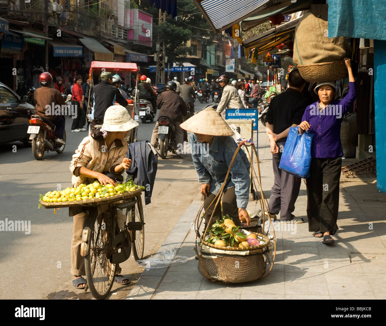 Il vecchio quartiere francese di Hanoi. Foto Stock