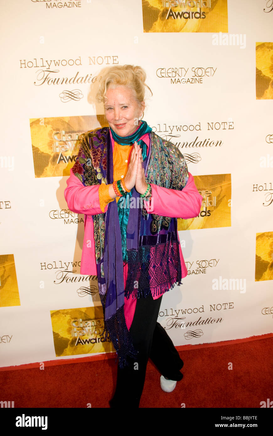 BEVERLY HILLS il 31 maggio 2009 l'attrice Sally Kirkland Anna Valle delle bambole a cambiare il mondo umanitario Gala di Premiazione tenutasi Foto Stock