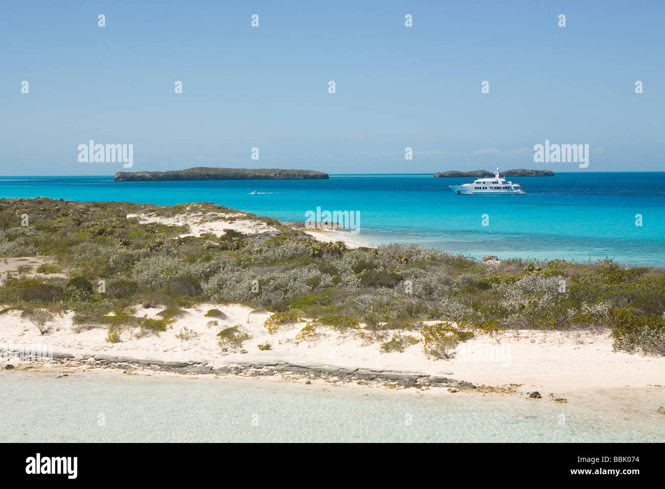 Exuma National Land Sea Park Exumas Bahamas Foto Stock