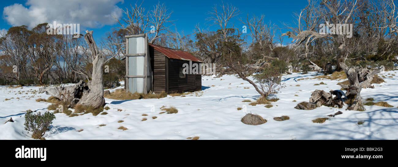 Kelly capanna sulla Bogong High Plains Foto Stock