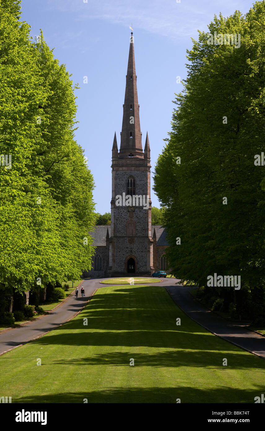 Xviii secolo st malachys chiesa hillsborough county down Irlanda del Nord Regno Unito Foto Stock