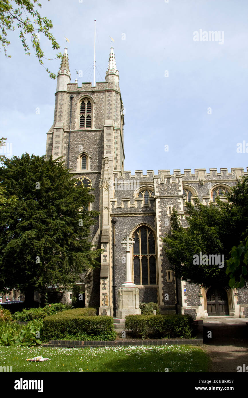 Croydon Chiesa Parrocchiale Surrey Foto Stock