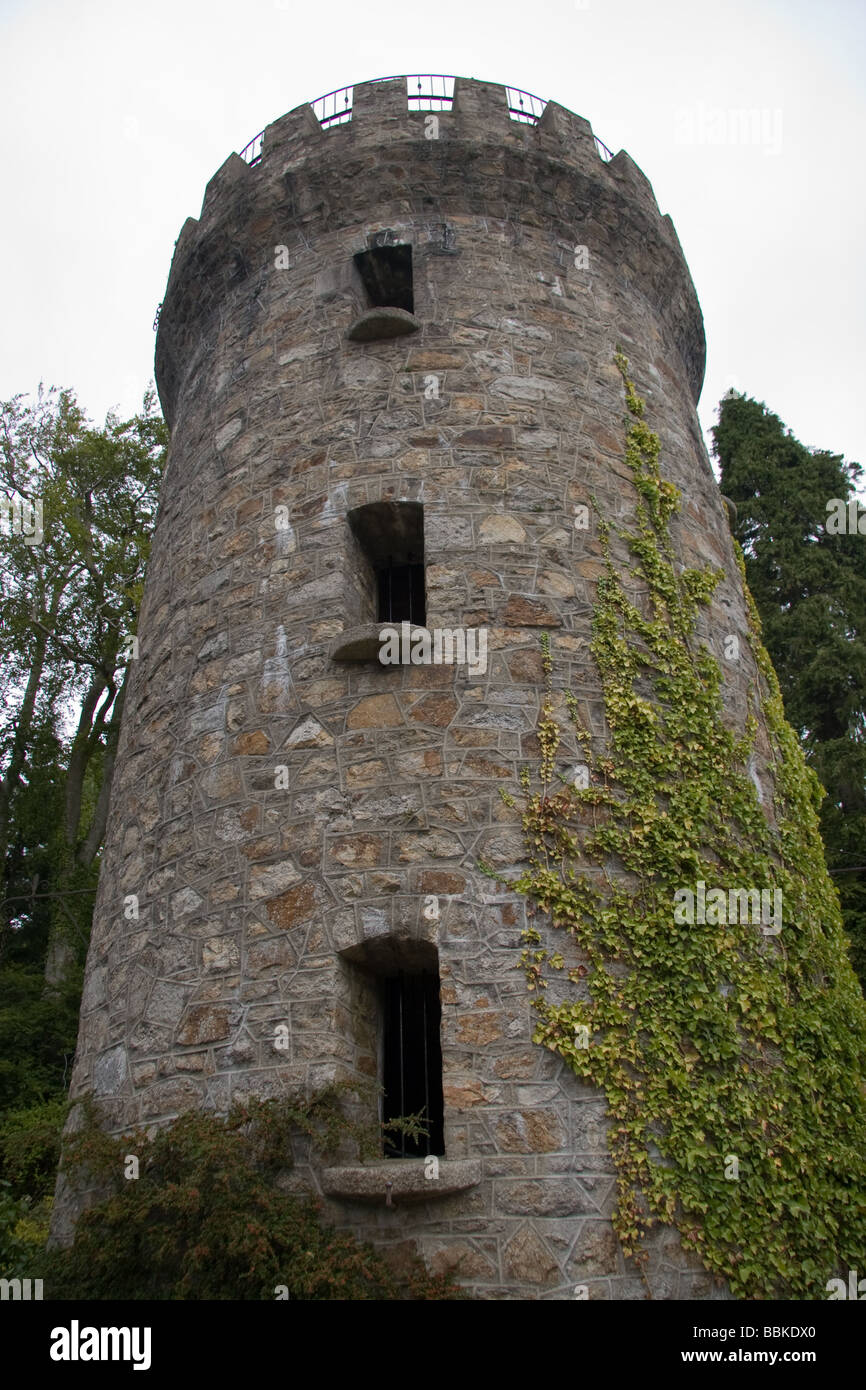 Torre Pepperpot nei motivi di al Powerscourt House County Wicklow Irlanda Foto Stock