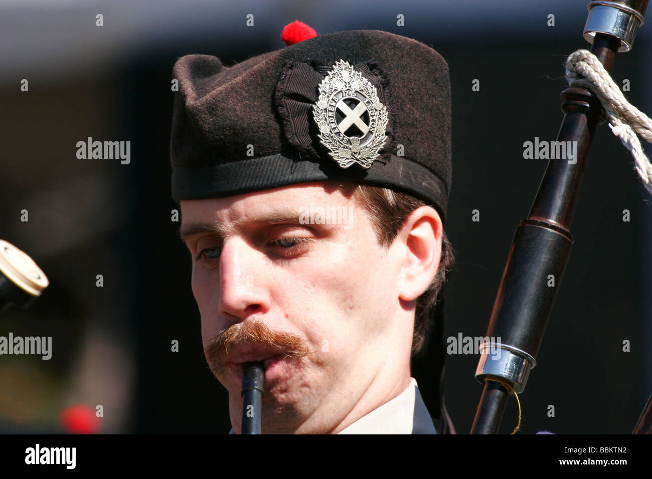 St. Andrew's Legion fascia giocare a Irish Folk Festival in Richmond, Virginia Foto Stock