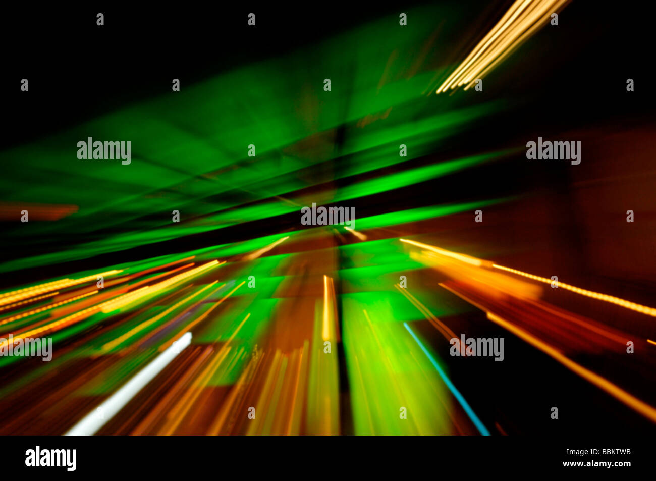 Arte di luce in corrispondenza di un evento, anteriore Voltahalle hall, Basilea, Svizzera, Europa Foto Stock