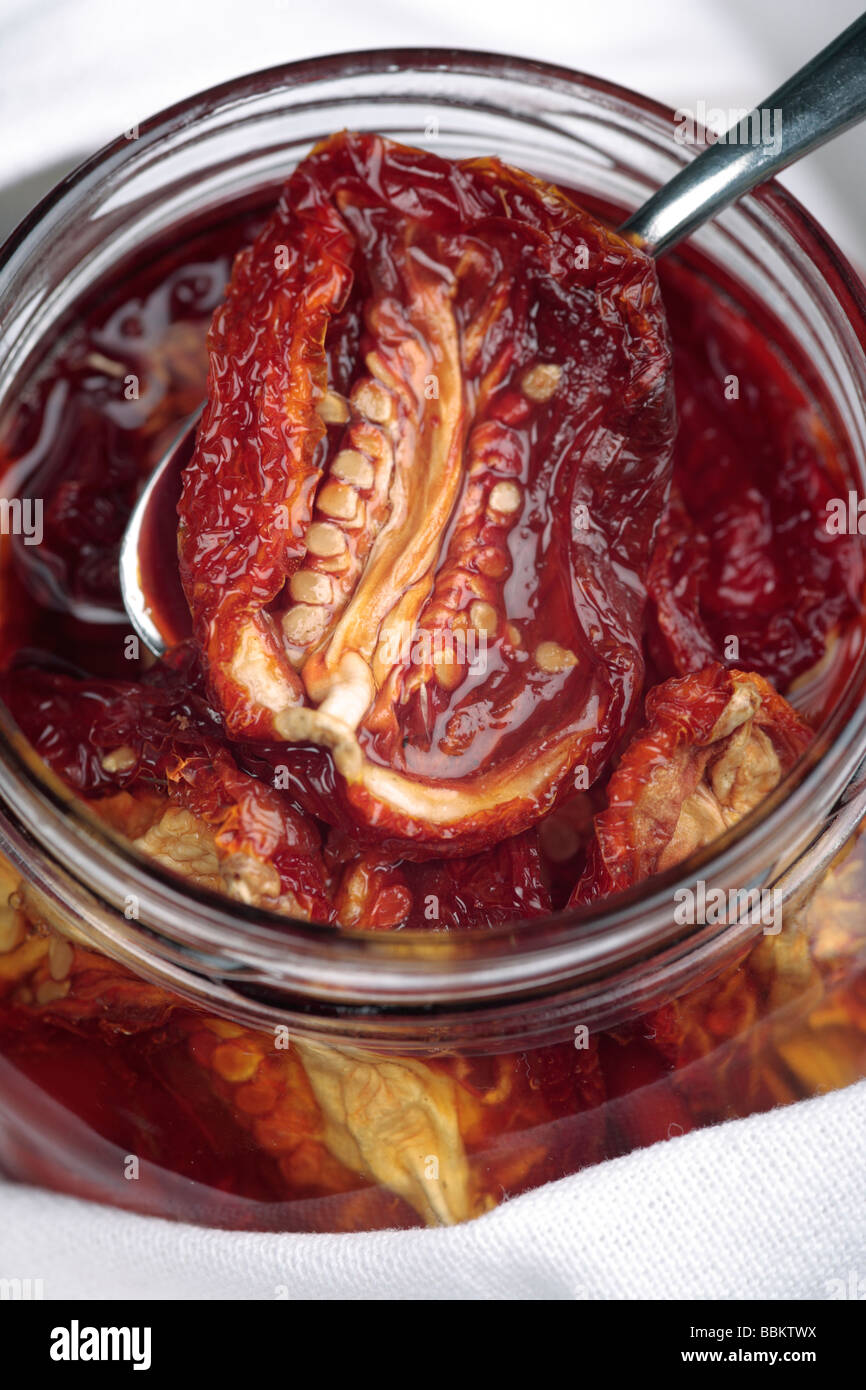 Pomodori secchi Foto Stock