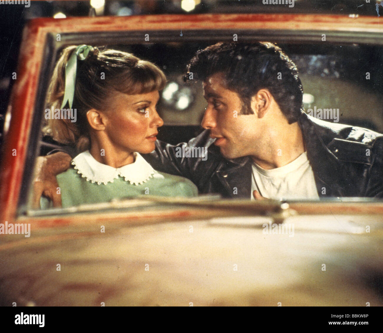 Grasso 1978 Paramount film con Olivia Newton-John e John Travolta Foto Stock