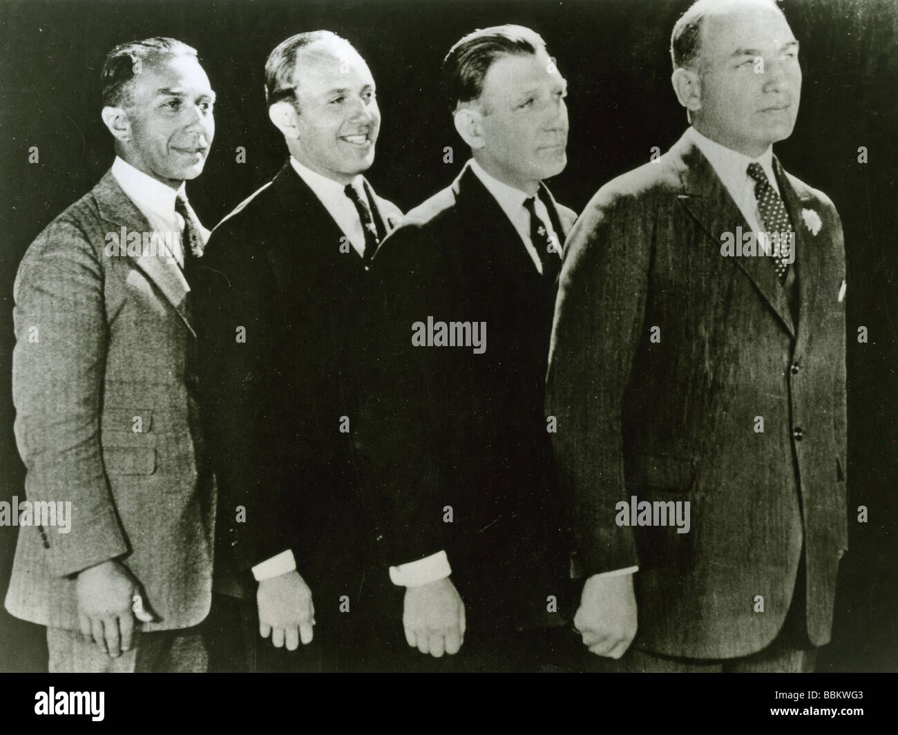 La WARNER BROTHERS - i quattro fondatori polacco del film company - Harry, Sam, Jack e Albert Foto Stock