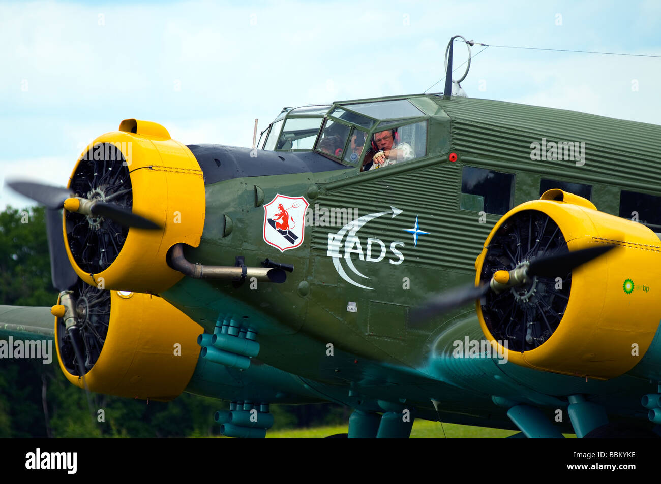 Ferte Alais Junkers Ju 52 aeromobili tassare Foto Stock