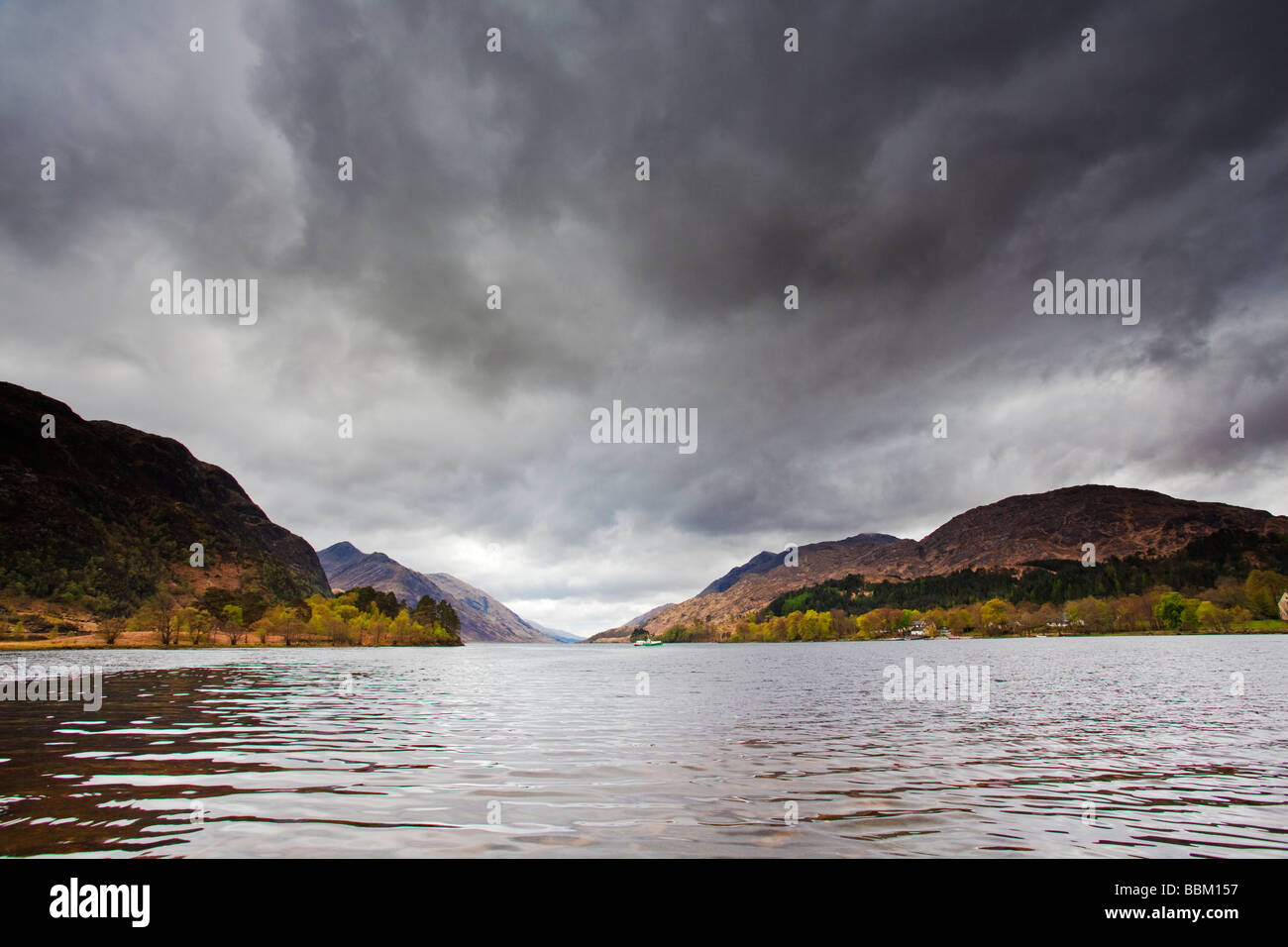 Loch Shiel Highlands della Scozia Foto Stock