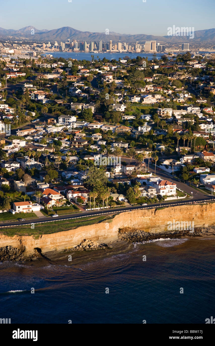 Sunset Cliffs Point Loma a San Diego in California Foto Stock