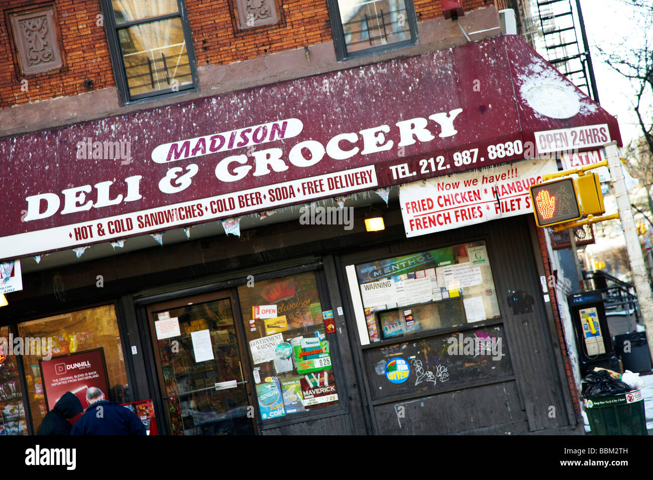 Deli drogheria, New York Deli di New York Foto Stock