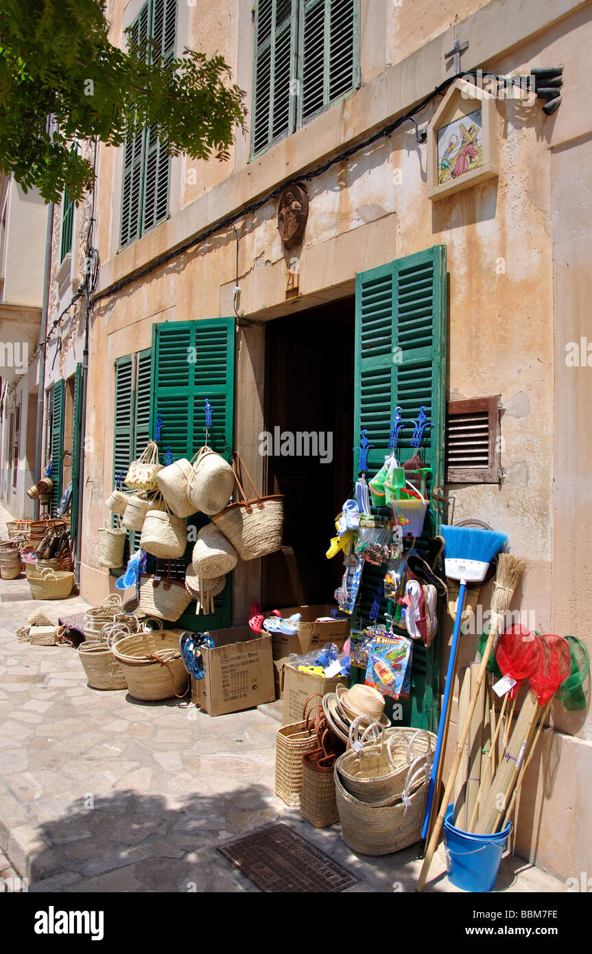 Negozio di ferramenta, Santanyi, Santanyi comune, Maiorca, isole Baleari, Spagna Foto Stock