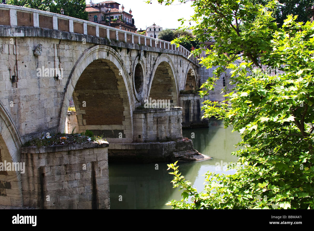 Ponte Sisto Bridge Foto Stock