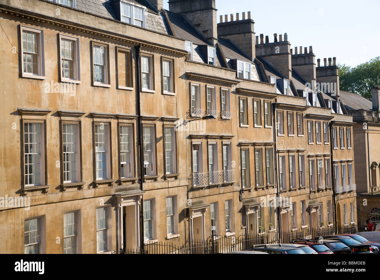 Bennet Street terrazza georgiana Bath Inghilterra Foto Stock