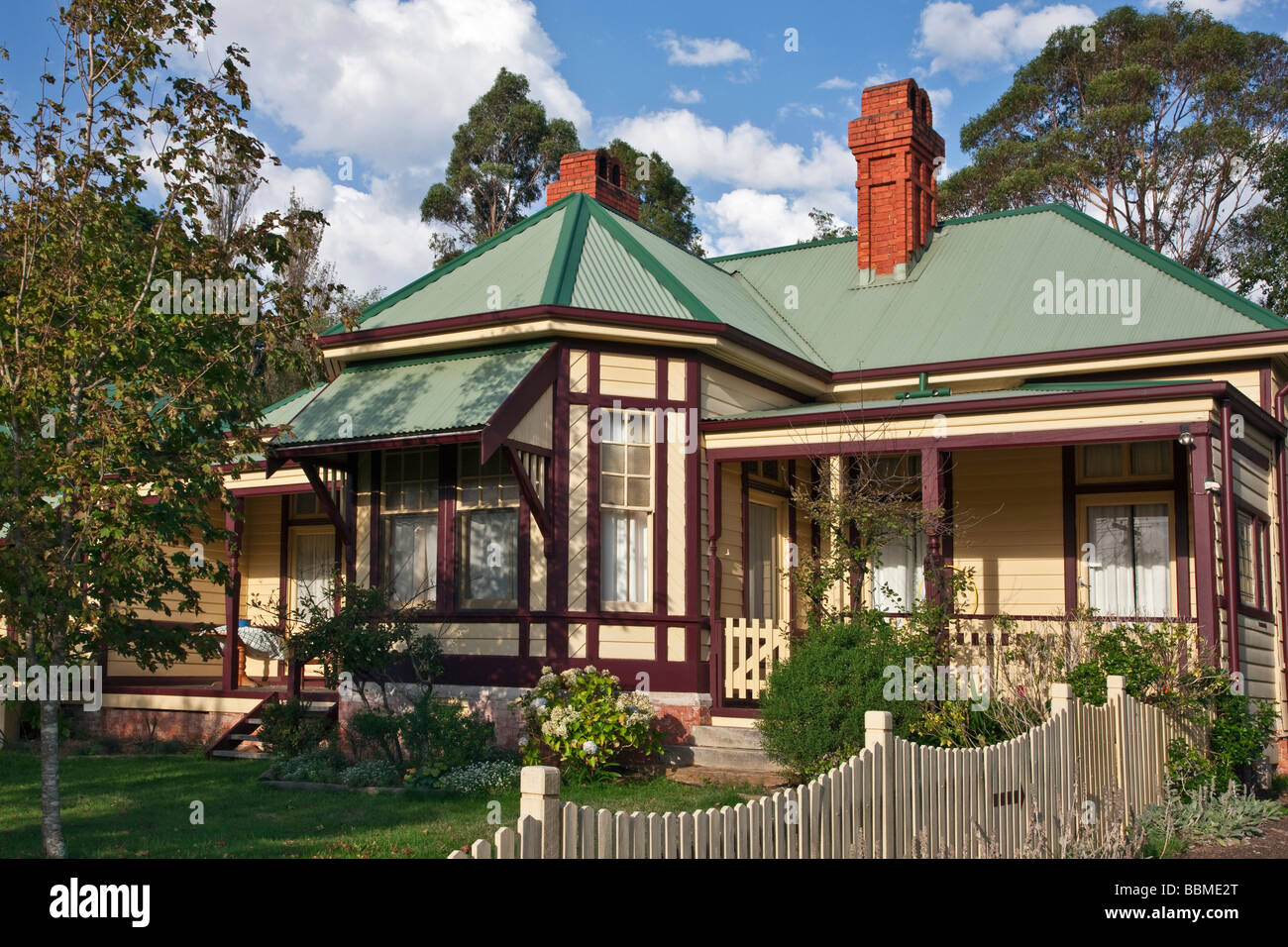 Australia Nuovo Galles del Sud. In un incantevole vecchio edificio in stile coloniale a Katoomba nelle Blue Mountains. Foto Stock