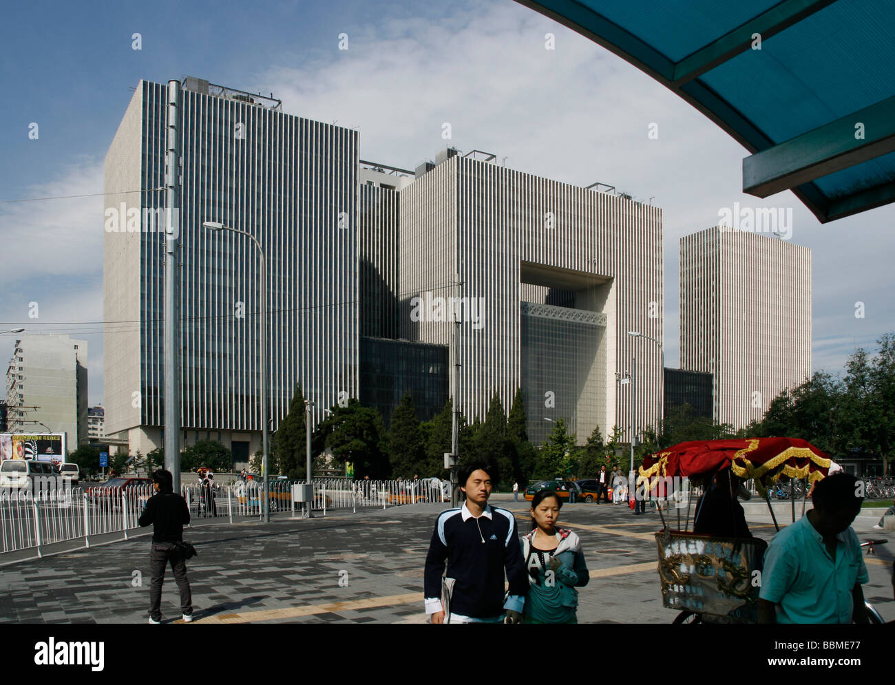 Cina, Pechino. Ha recentemente completato edifici per uffici nel centro di Pechino Foto Stock