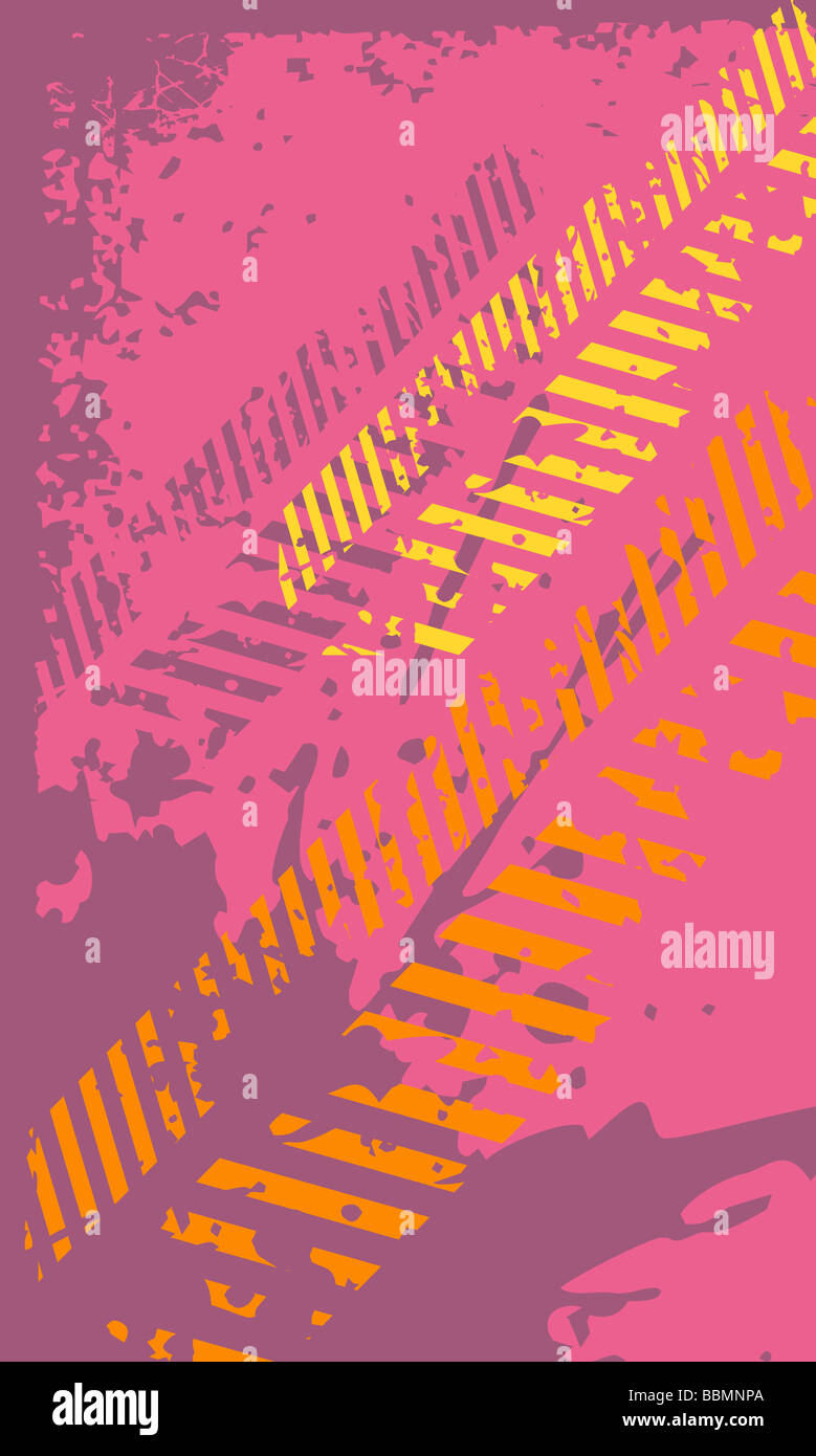 Abstract graphic design illustrazione rosa di sfondo Foto Stock