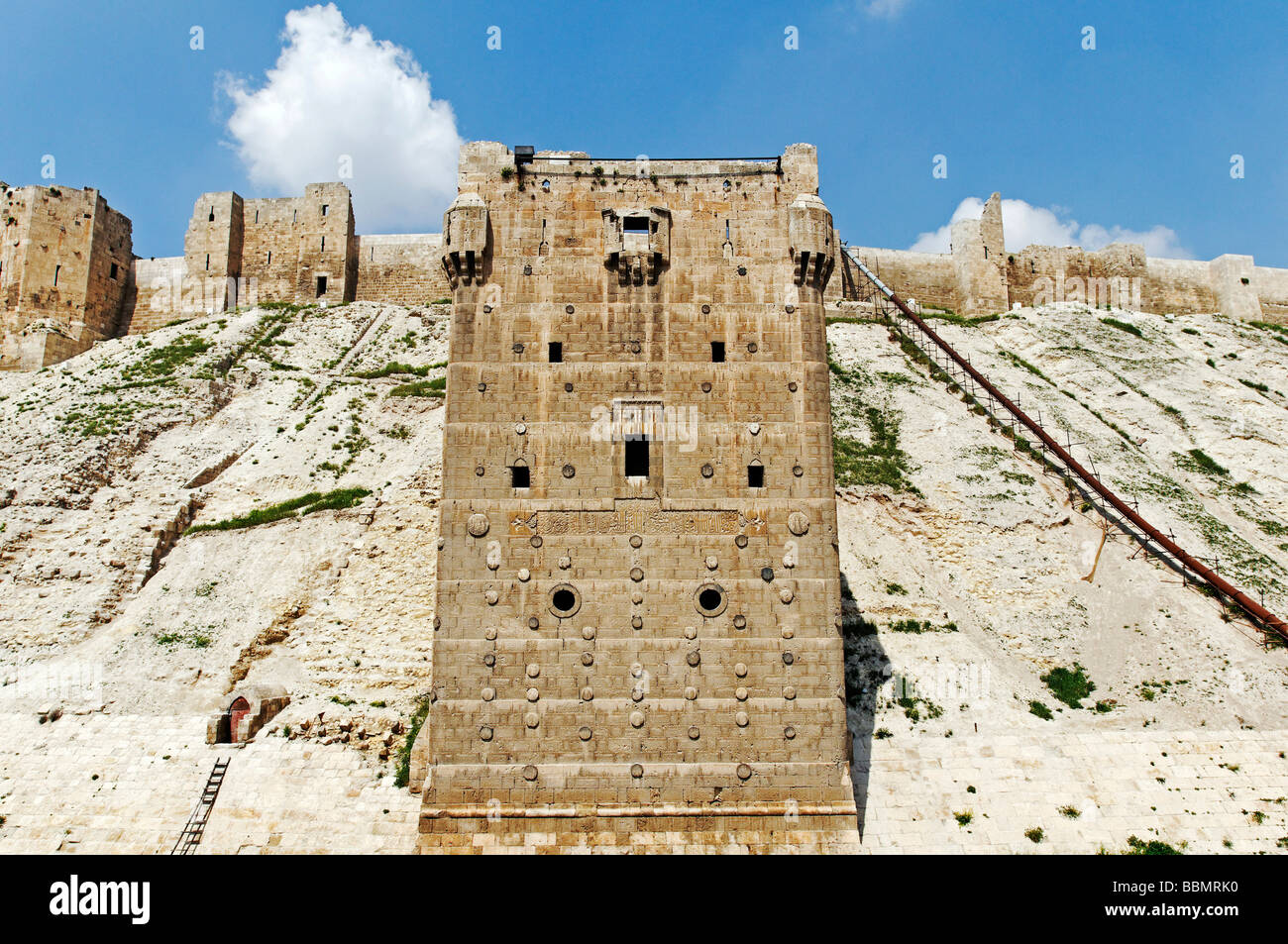 Cittadella, Aleppo, Siria, Medio Oriente e Asia Foto Stock