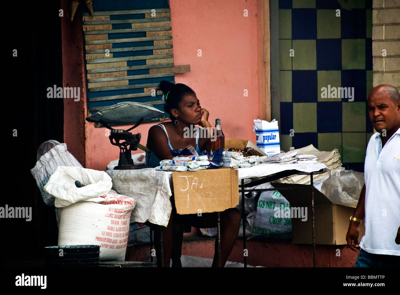 un negozio a Cuba Foto Stock