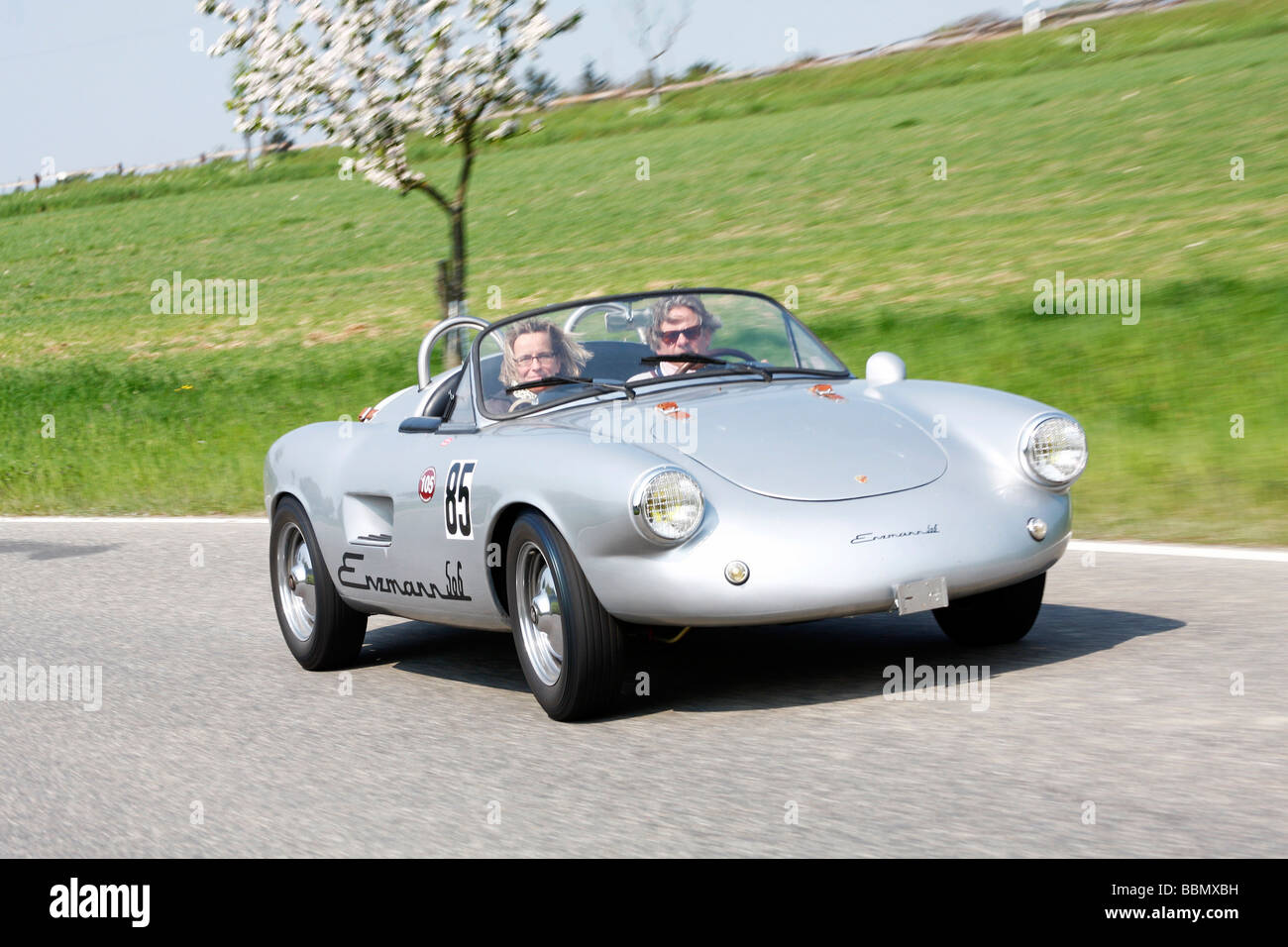 Enzmann 506, costruito nel 1959, Swiss self-costruzione di piccole serie sulla base del James Dean Porsche Spyder 550, rarità, vintage ca Foto Stock