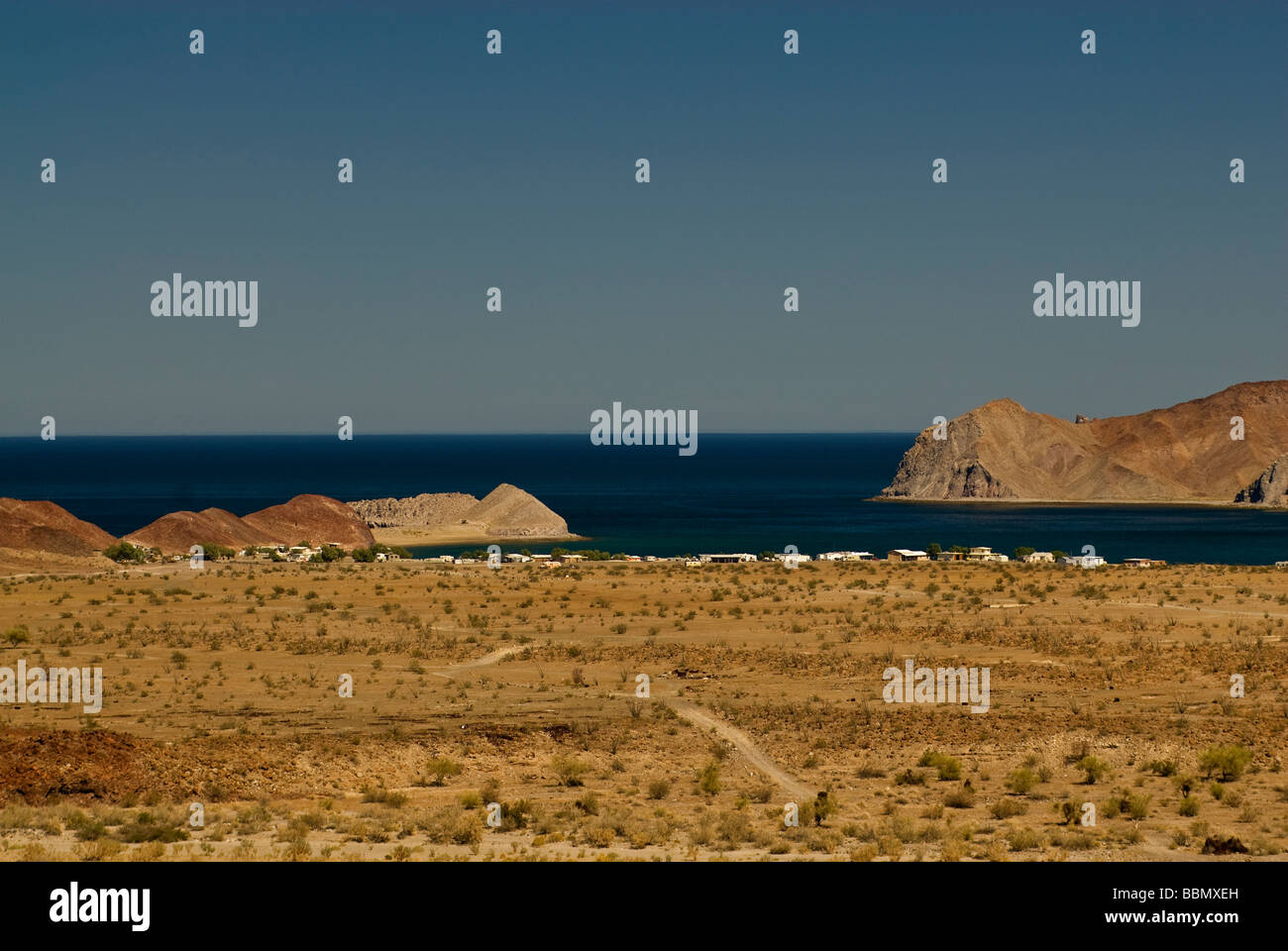 Punta Willard in mare di Cortez costa a sud di Puertecitos Baja California Messico Foto Stock