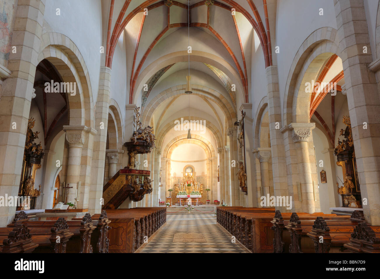 Chiesa Collegiata, San Paolo im Lavanttal monastero, Carinzia, Austria, Europa Foto Stock