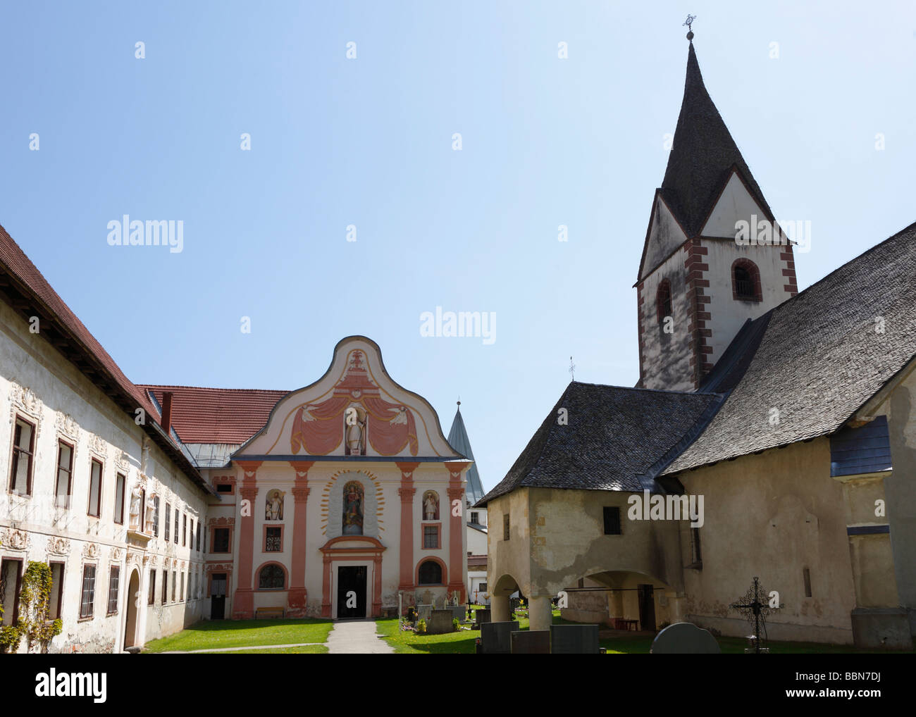 Monastero dei premonstrati Griffin, Carinzia, Austria, Europa Foto Stock
