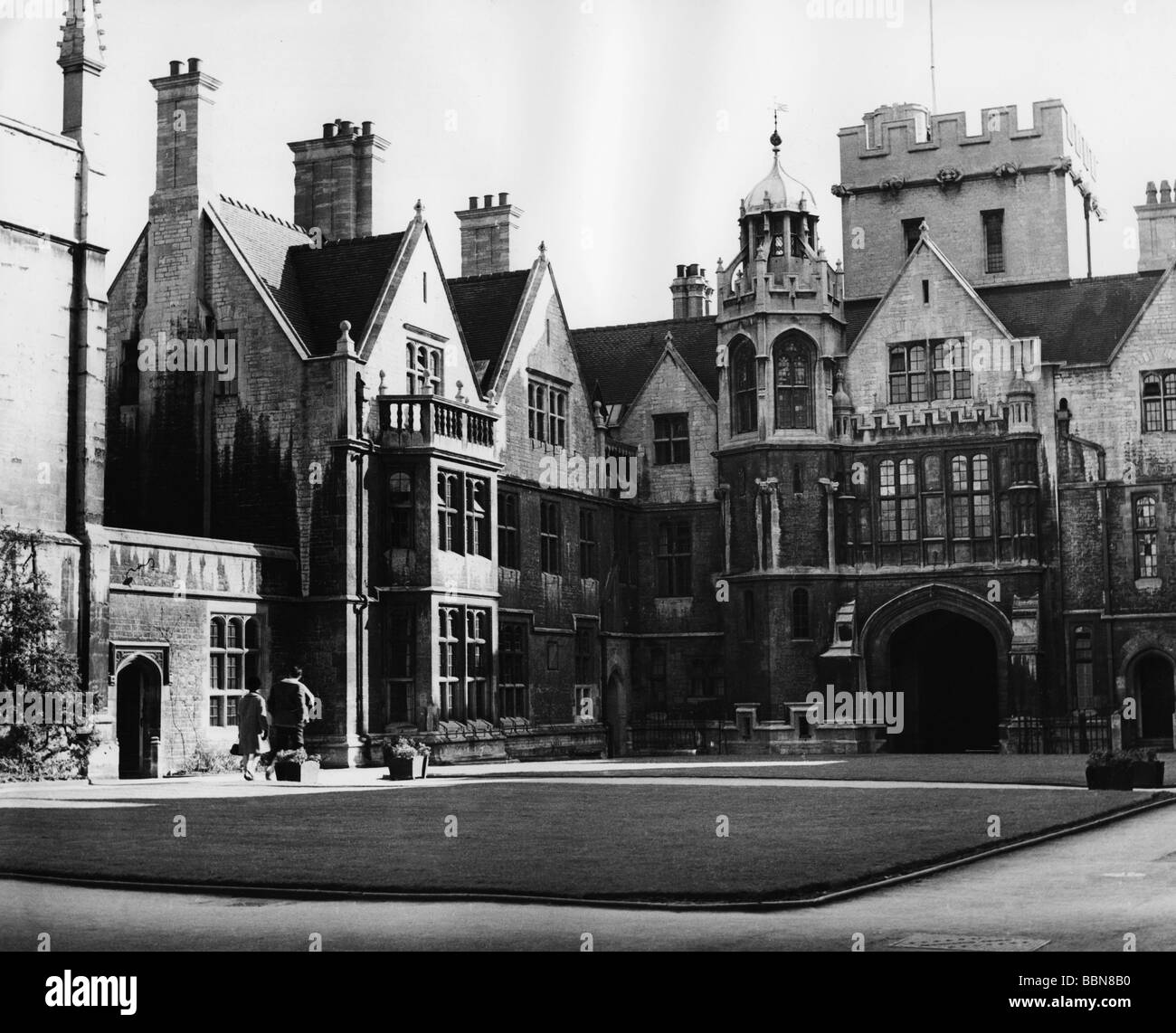 Geografia / viaggio, Gran Bretagna, Oxford, edifici, università, Brasenose College, vista esterna, 1950s, Foto Stock