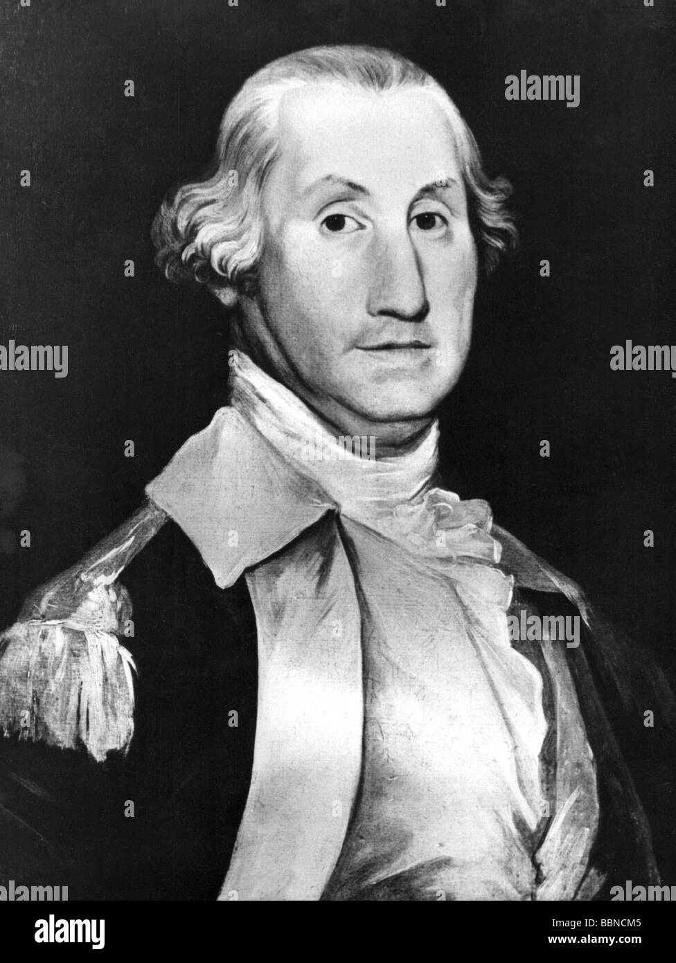 Washington, George, 22.2.1732 - 14.12.1799, US General, 1st Presidente degli Stati Uniti, ritratto, dipinto presso la sua sede da Joseph Wright, 1793, Foto Stock