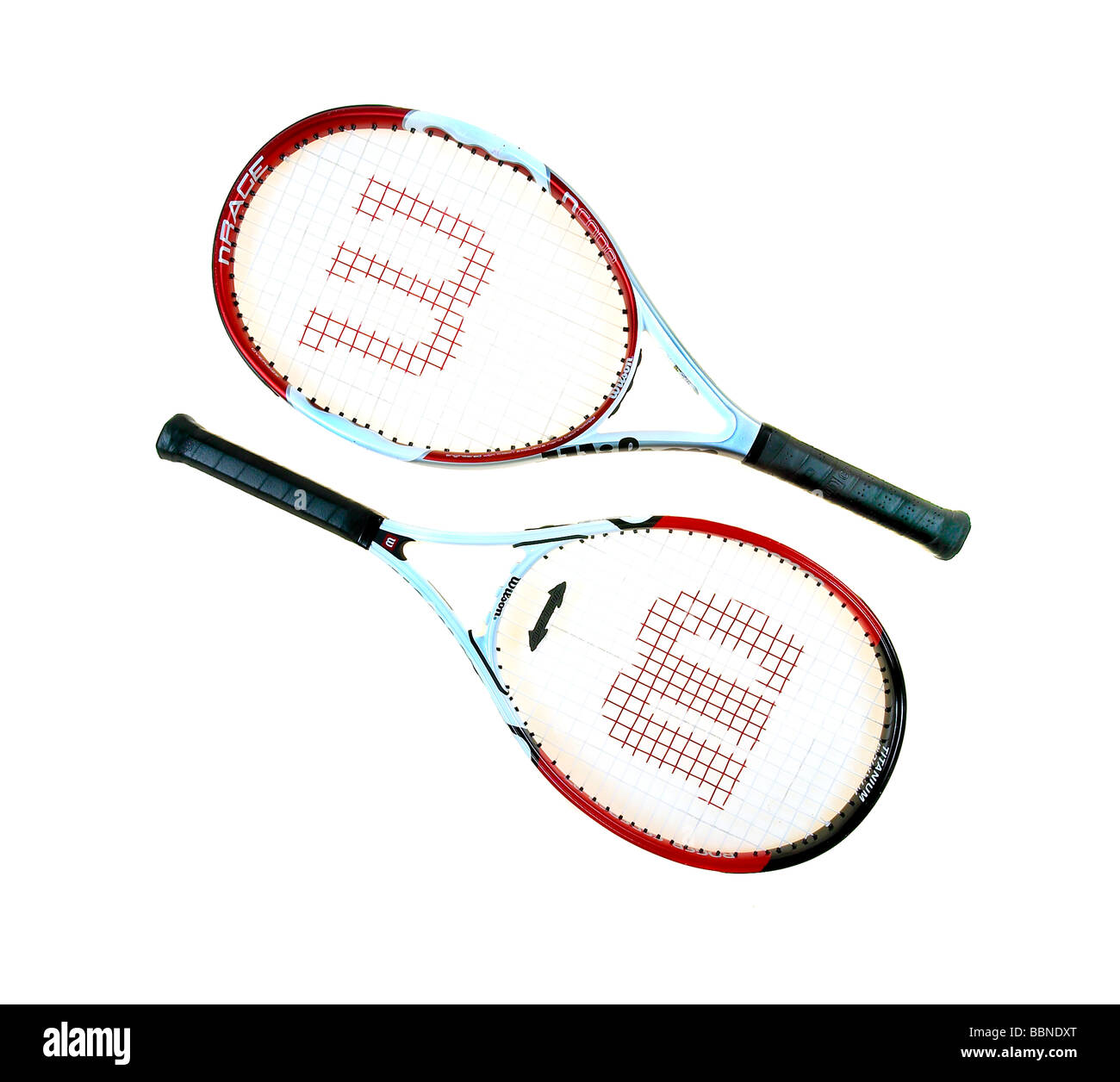 RACCHETTA DA TENNIS Foto Stock