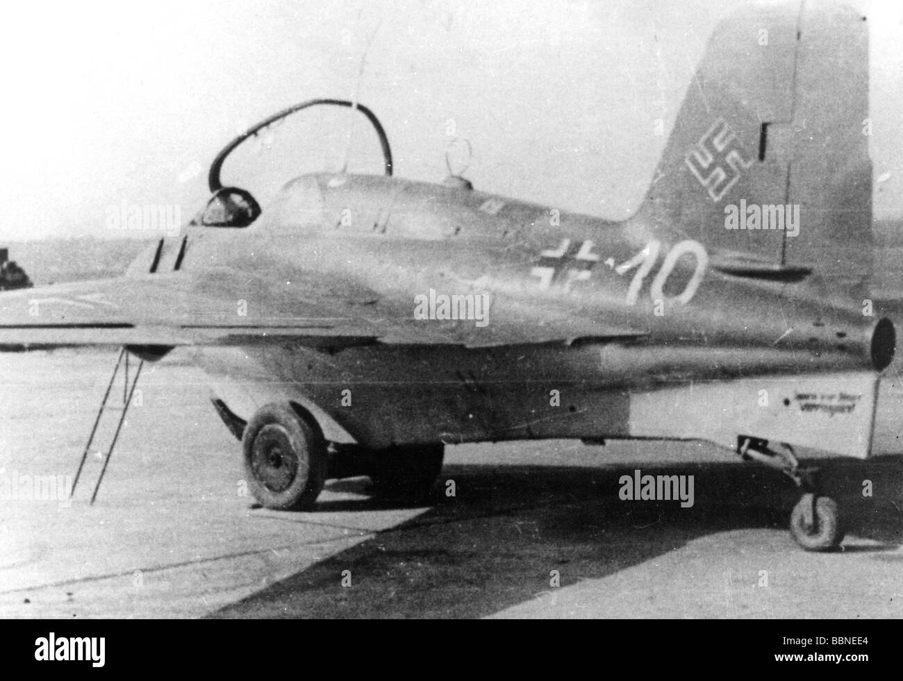 Eventi, Seconda guerra mondiale / seconda guerra mondiale, guerra aerea, aereo, aereo da combattimento tedesco a razzo Messerschmitt Me 163 B 'Komet', circa 1944, Foto Stock