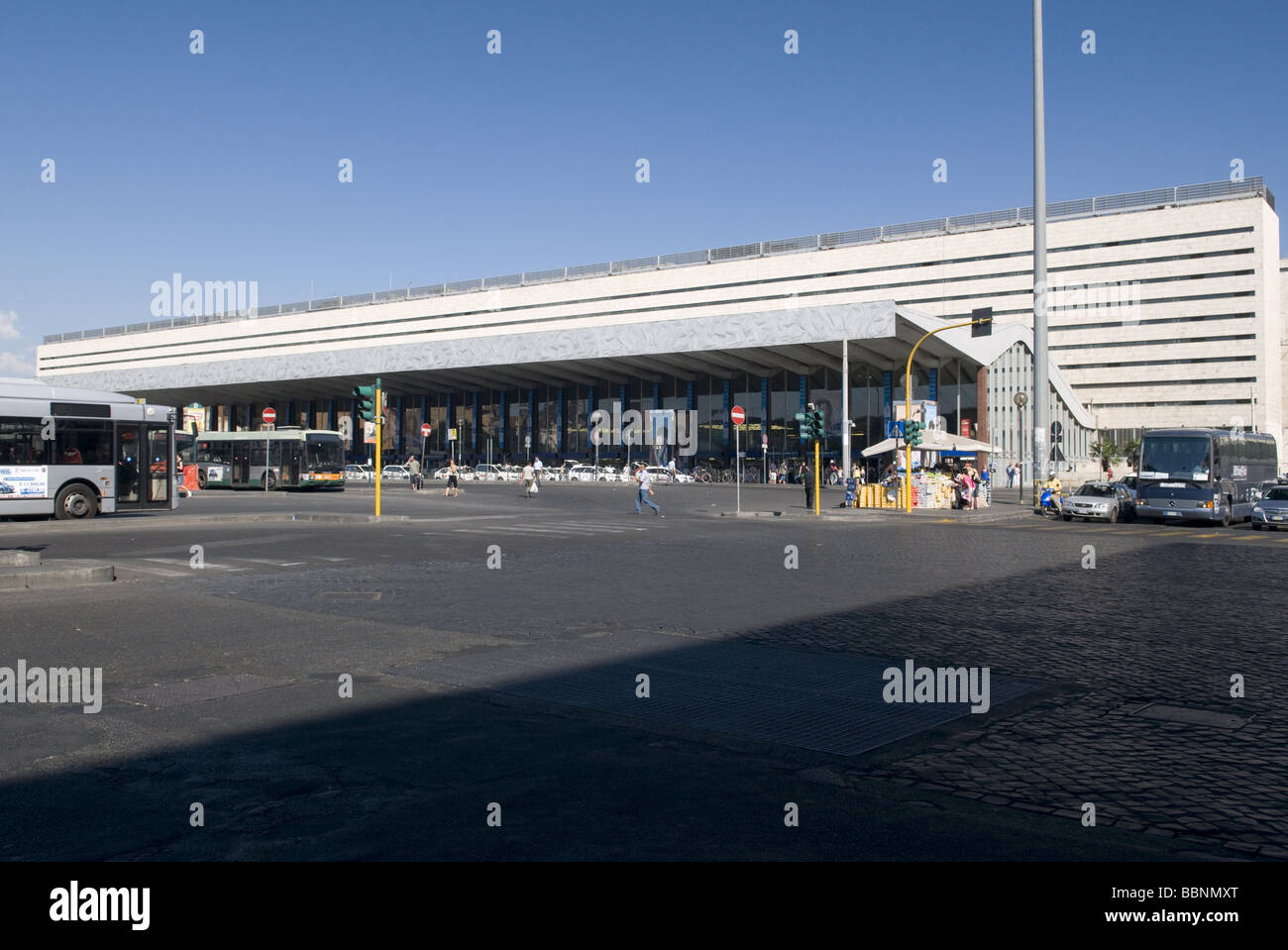 Geografia / viaggi, Italia, Roma Stazione Termini, vista esterna, Additional-Rights-Clearance-Info-Not-Available Foto Stock