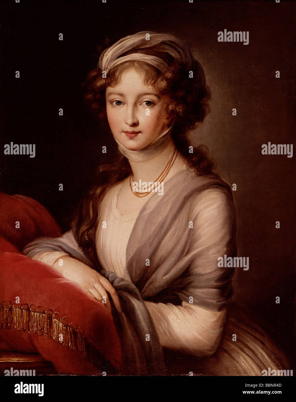 Elizabeth Alexeievna, 24.1.1779 - 4.5.1826, Empress Consort of Russia dal 12.3.1801, dipinto 'Portrait de la Grande Duchesse Elisabeth, Foto Stock